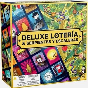 Deluxe Loteria & Serpientes Y Escaleras Traditional Mexican Board Full Game Set.